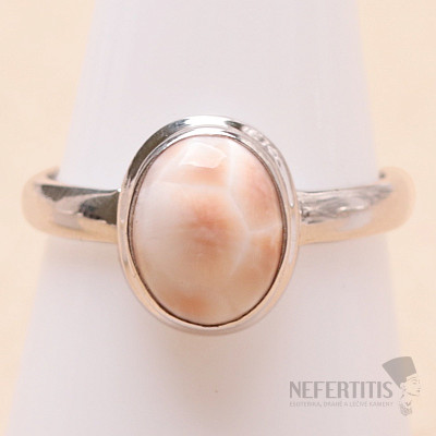 Natroliť prsteň striebro Ag 925 R251