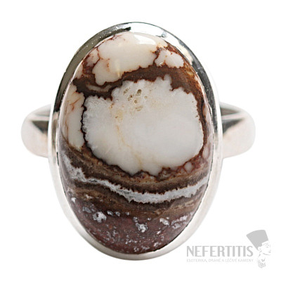 Magnesit Wildpferd Ring Silber Ag 925 R255