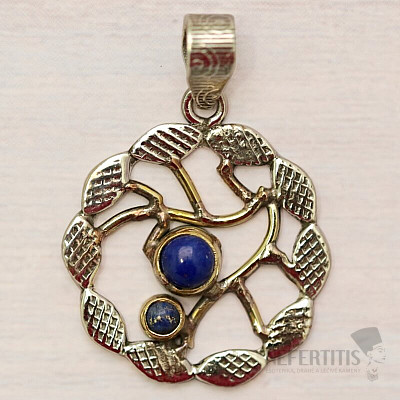 Lapislazuli Anhänger Silber Ag 925 25646