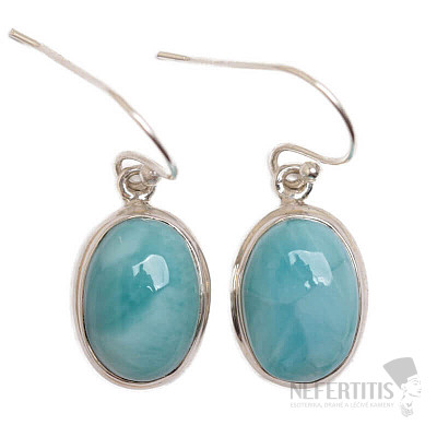 Larimar Ohrringe Silber Ag 925 E2594