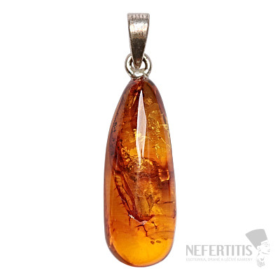 Amber pendant silver Ag 925 no. 26
