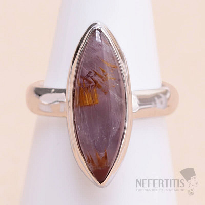 Kakoxenite Super 7 ring silver Ag 925 R2626