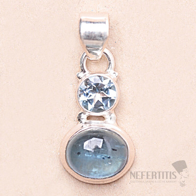 Aquamarin-Anhänger Silber Ag 925 KO263
