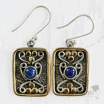Lapis Lazuli náušnice stříbro Ag 925 26378