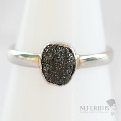 Diamant Natur Rohring Silber Ag 925 R264