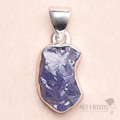Tansanit Rohanhänger Silber Ag 925 LOT265