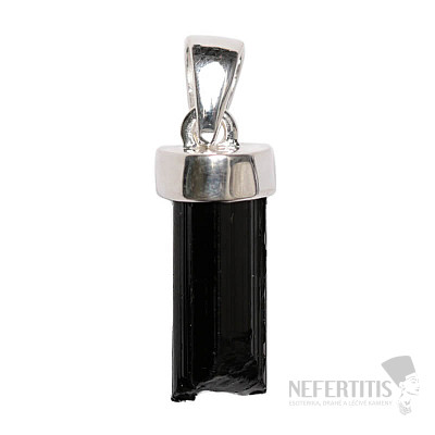 Designer pendant tourmaline scoryl silver Ag 925 P273