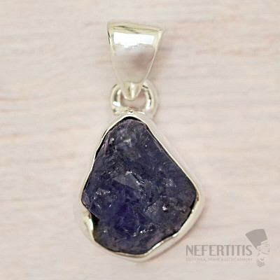 Tansanit Rohanhänger Silber Ag 925 LOT278