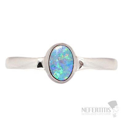 Opal Australian ring silver Ag 925 R2785