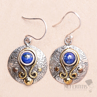 Lapis Lazuli náušnice stříbro Ag 925 27874