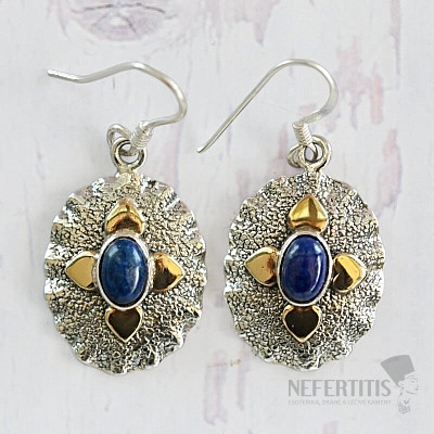 Lapis Lazuli náušnice stříbro Ag 925 27904