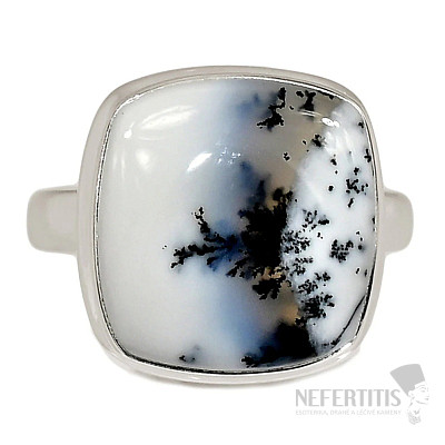 Opal dendritic ring silver Ag 925 R2890