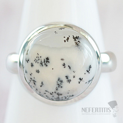 Opal dendritic ring silver Ag 925 R2893