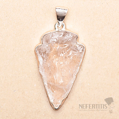 Lemurský krystal přívěsek stříbro Ag 925 P294