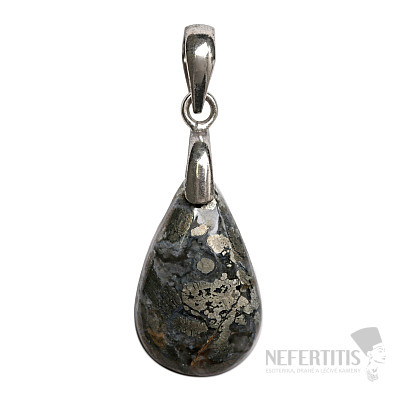 Pyrit-Anhänger, Silber Ag 925, Nr. 3