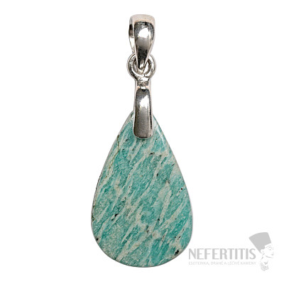 Amazonit přívěsek stříbro Ag 925 č. 3