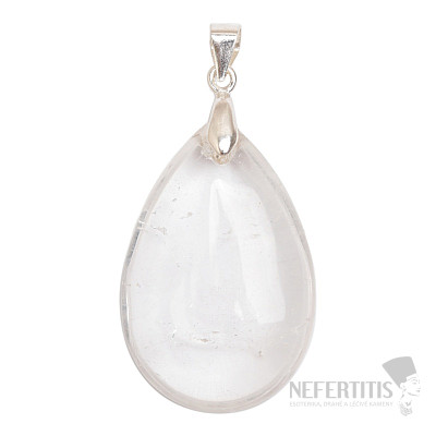 Crystal clear pendant silver Ag 925 no. 3