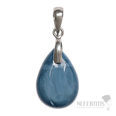 Blue opal pendant silver Ag 925 no. 3