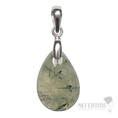 Prehnit pendant silver Ag 925 no. 3