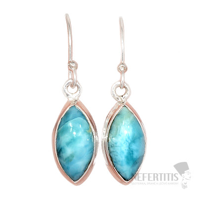 Larimar earrings silver Ag 925 E3