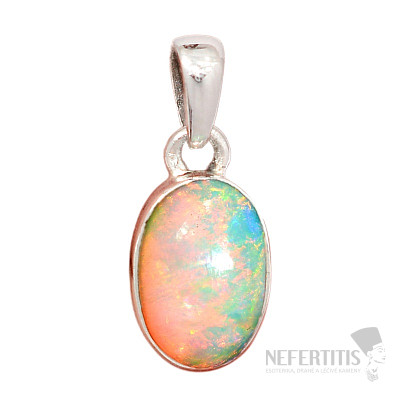 Opal Ethiopian pendant silver Ag 925 P30