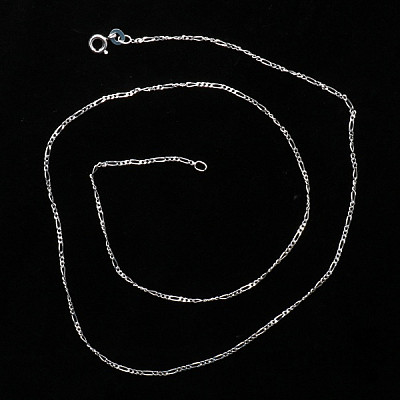 Silver chain figaro style Ag 925 40 cm
