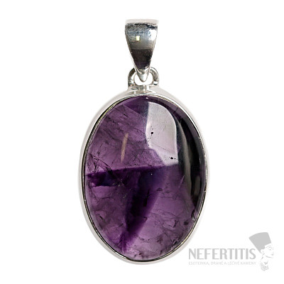 Ametyst star prívesok striebro Ag 925 P306