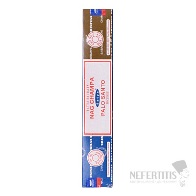 Satya Nag Champa und Palo Santo Räucherstäbchen