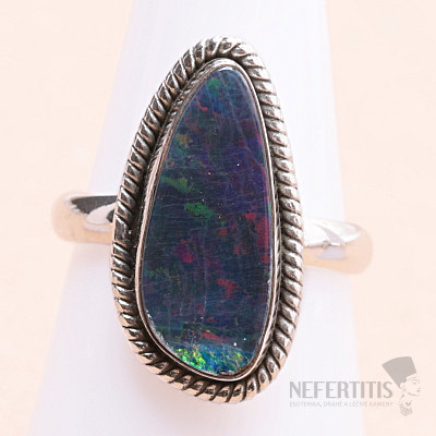 Opal Australian ring silver Ag 925 31606