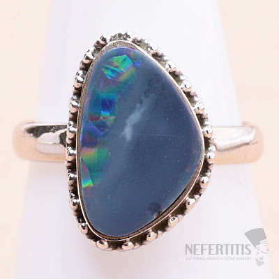 Opal australischer Ring Silber Ag 925 31613