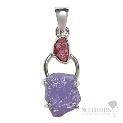 Designer pendant tanzanite silver Ag 925 P323