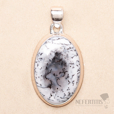 Opal dendritischer Anhänger Silber Ag 925 P3236