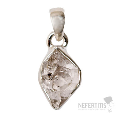 Herkimer-Diamant-Anhänger Silber Ag 925 P3318