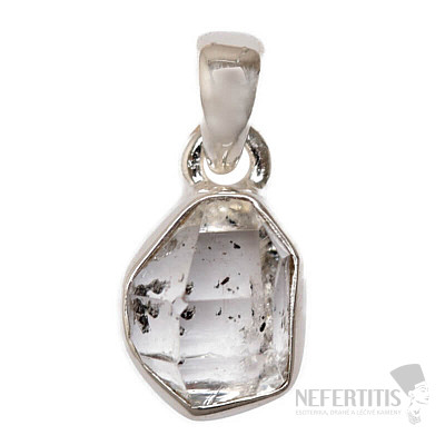 Herkimer diamant přívěsek stříbro Ag 925 P3319