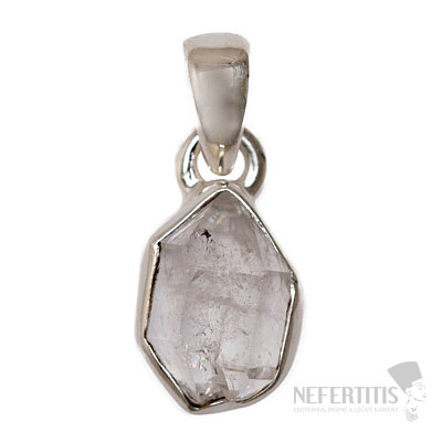 Herkimer diamant přívěsek stříbro Ag 925 P3327