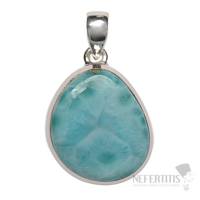 Larimar-Anhänger, Silber Ag 925 P3329