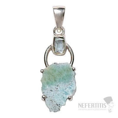 Designer pendant larimar silver Ag 925 P333