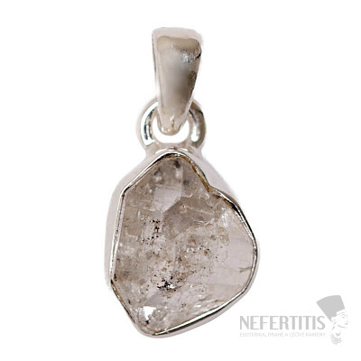 Herkimer diamant prívesok striebro Ag 925 P3351