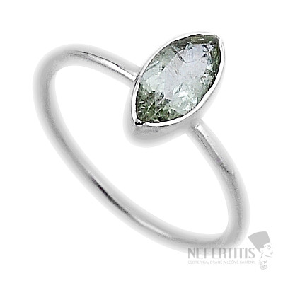 Amethyst green - prasiolite ring silver Ag 925 33544