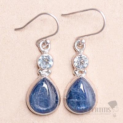 Kyanite earrings silver Ag 925 KO337