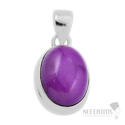 Phosphosiderite pendant silver Ag 925 33995