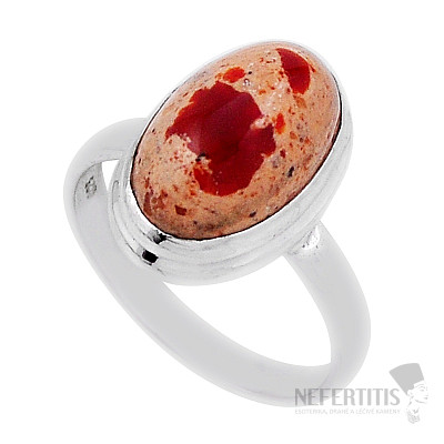Opál mexický ohnivý prsteň striebro Ag 925 34202