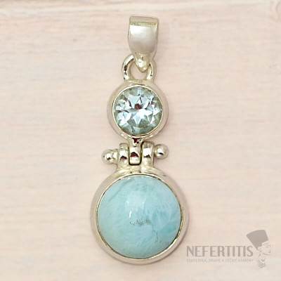 Larimar-Anhänger Silber Ag 925 37863