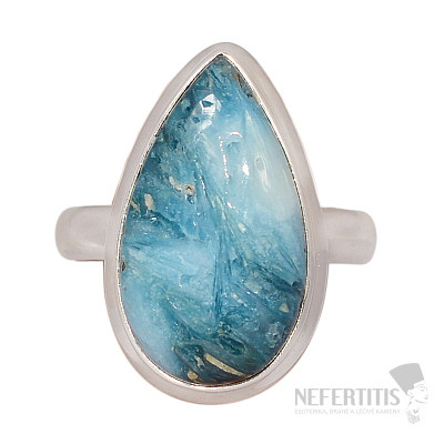Glacierit-Ring, Silber Ag 925 R38