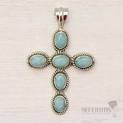 Larimar-Anhänger Silber Ag 925 39004
