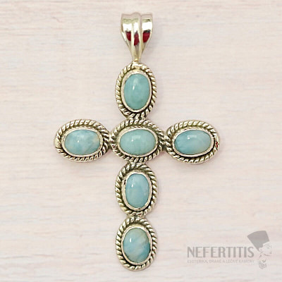 Larimar prívesok striebro Ag 925 39021