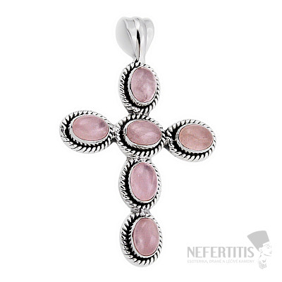 Ruženín prívesok striebro Ag 925 39053