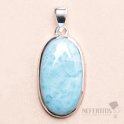 Larimar přívěsek stříbro Ag 925 LOT394
