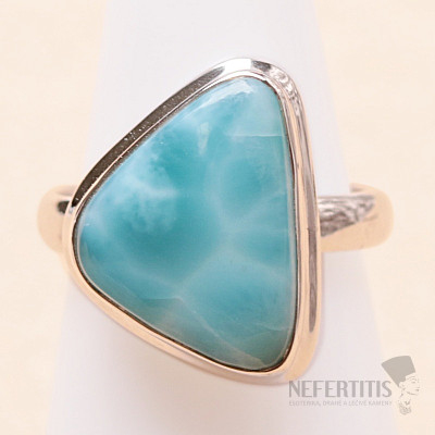 Larimar prsteň striebro Ag 925 LOT399