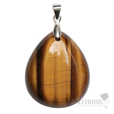 Tigeraugen-Anhänger, Silber Ag 925, Nr. 4